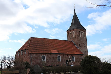 kirken St. stephanus blip, kirke, kirker, bygning, Ditmarsken, arkitektur