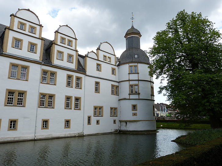 Paderborn, slottet, Neuhaus, Schloß neuhaus, steder av interesse, Park, arkitektur