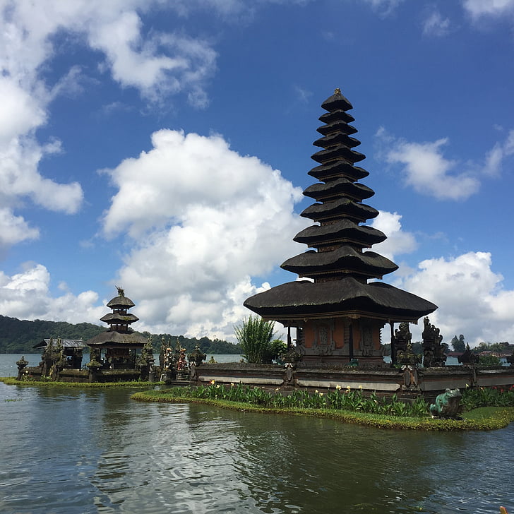 természet, Tabanan, templom, Indonézia