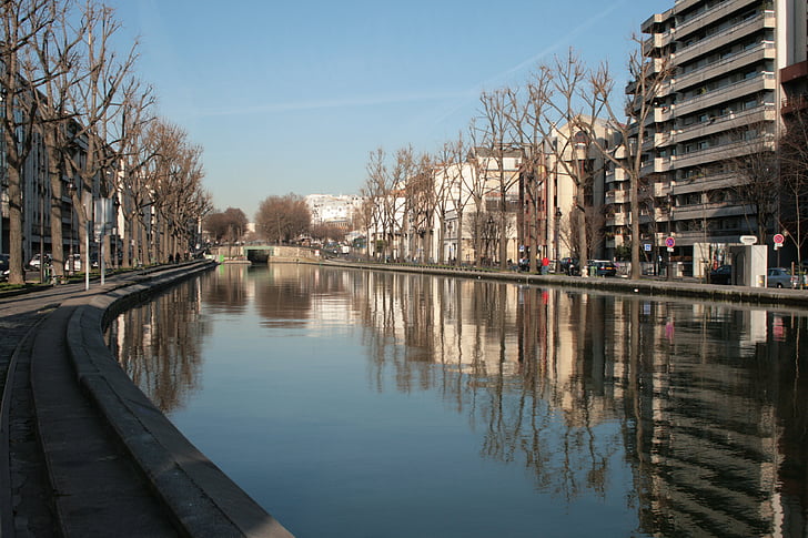 κανάλι, Παρίσι, νερό