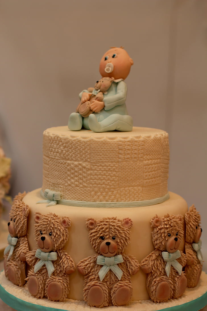 children's birthday, cake, birthday cake, food, pastry shop, happy birthday, teddy
