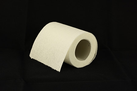 WC-Papier, WC-Papierrolle, Gewebe, Bad, Toilette, Roll, Papier