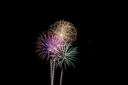 vuurwerk, onafhankelijkheid, Pyrotechniek, licht, vakantie, juli, viering