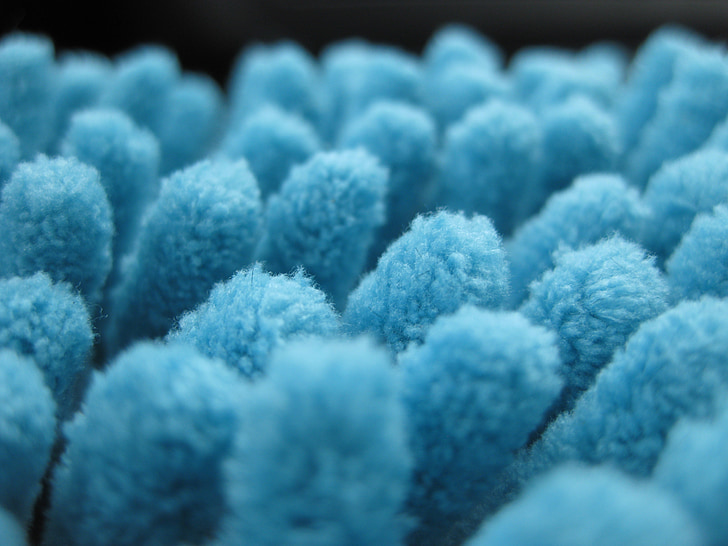 plano de fundo, macro, azul, esponja, limpar, micro fibra