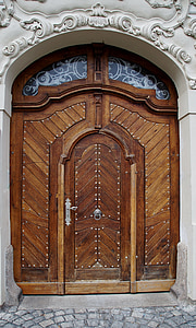 Brama, drzwi, wejście, Dom