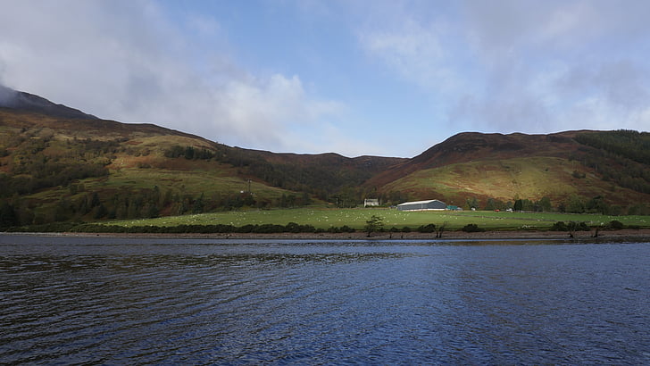 Laggan serrature, great glen way, Scozia, Loch lochy