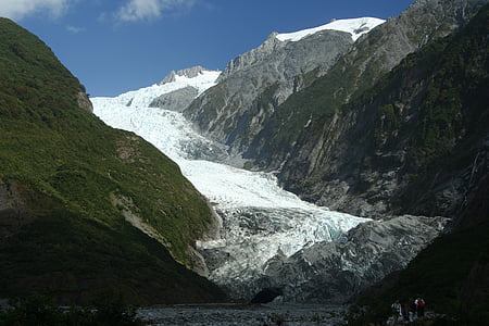 Franz, Joseph, gleccser Új-Zéland, hegyi, természet, a szabadban, Scenics