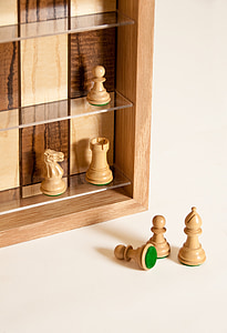 verticale schaakbord, schaakbord, Schaken