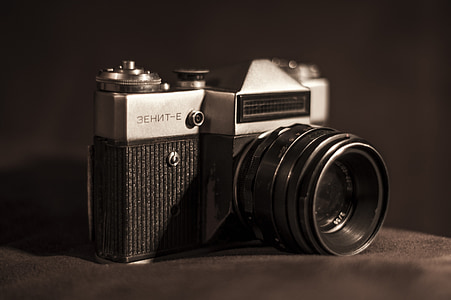 kamera, Retro, analoginen, Vintage, vanha, valokuvaus, laitteet