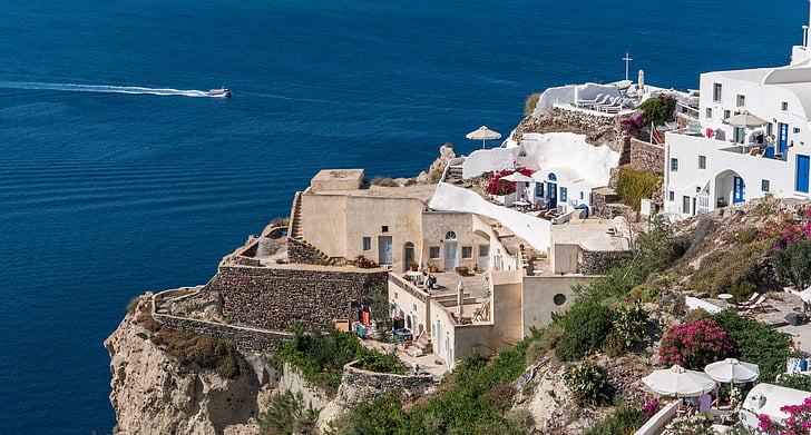 Santorini, Oia, Grècia, viatges, l'estiu, grec, Turisme