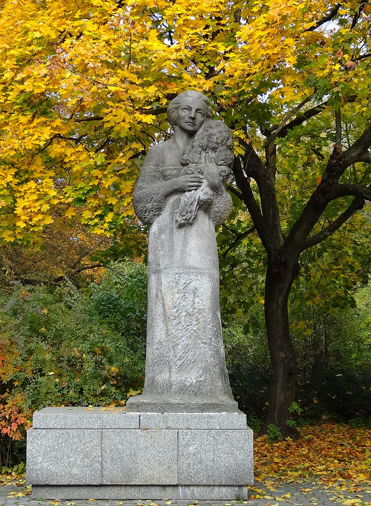 Grazyna bacewicz, Monumento, estátua, Bydgoszcz, Polônia, músico, violinista