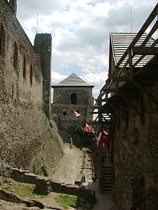 Κάστρο, ερείπια του κάστρου, πέτρες, αυλή, zempéni hg, boldogkő