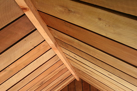 Fondation, Hut, toit, bois - matériau, arrière-plans, modèle, plein cadre