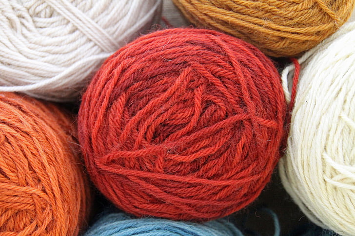 wool, color, colorful, red, hobbies, craft, material