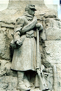vauquois, 마운드, 광산, 1915, 중대 한 전쟁, 털이, 참호