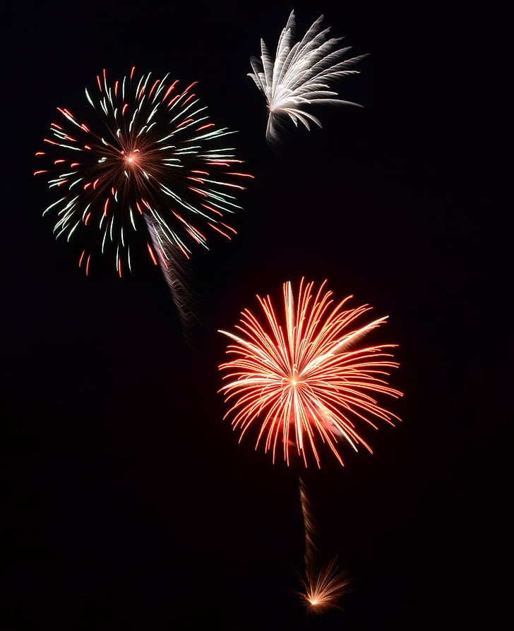 focuri de artificii, 4 iulie, independenţa, sărbătoare, iulie, 4., noapte