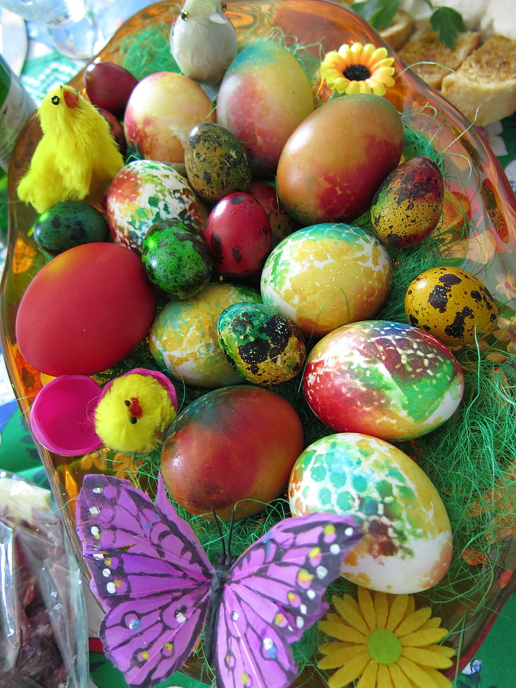Semana Santa, huevos, Chick, vacaciones, primavera, huevo de Pascua, decoración