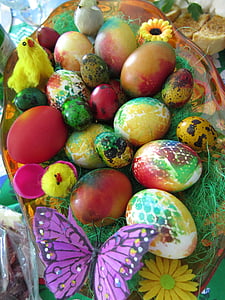 easter, eggs, chick, holiday, spring, easter egg, decoration
