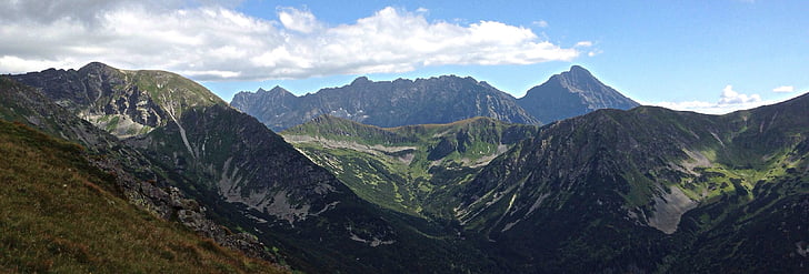 Tatry, Bergen, de Hoge Tatra, landschap