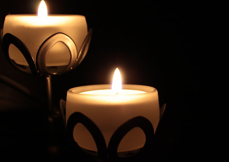 svece, sveču turētāju, gaisma, romantisks, sveču gaismā, liesma, elle