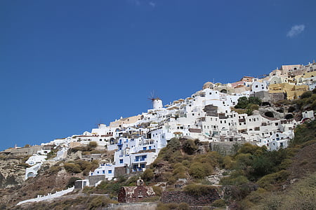 Grekland, Santorini, ön, resor, Grekiska, turism, sommar
