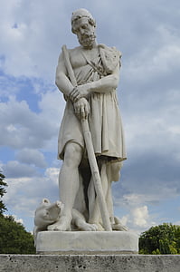 Napoleón, estatua de, escultura, Bonaparte, decoración, Francia, Palacio