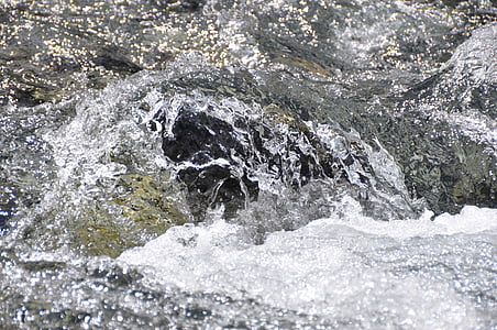 agua, por goteo, de Bach, burbuja, Creek, Splash, piedras