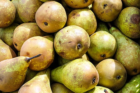 梨子, 水果, 成熟, 收获, 生物, 街头贩卖, 食品