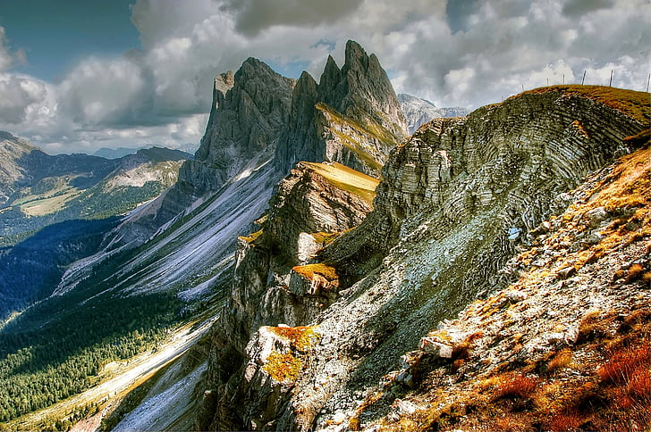 Dolomites, dağlar, İtalya, Güney Tirol, Alp, Hiking, UNESCO Dünya Mirası