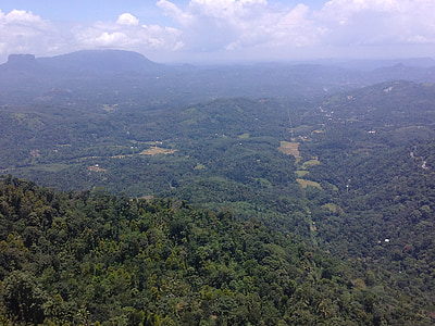 uitzicht vanaf de rots, kadugannawa, Sri lanka, landschap, wildernis, landschap, natuurlijke