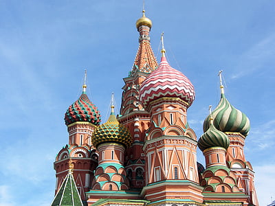 dome, Moskva, rød firkant, Russland, reise, byen, monument