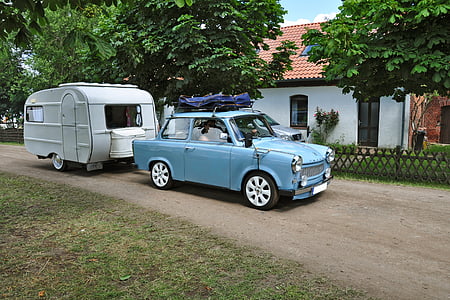 Satelitná, Caravan, auto, trabbi, Oldtimer, Východné Nemecko, DDR