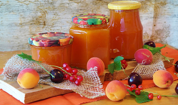 jam, apricots, apricot, cook, preparations, glasses, fruit
