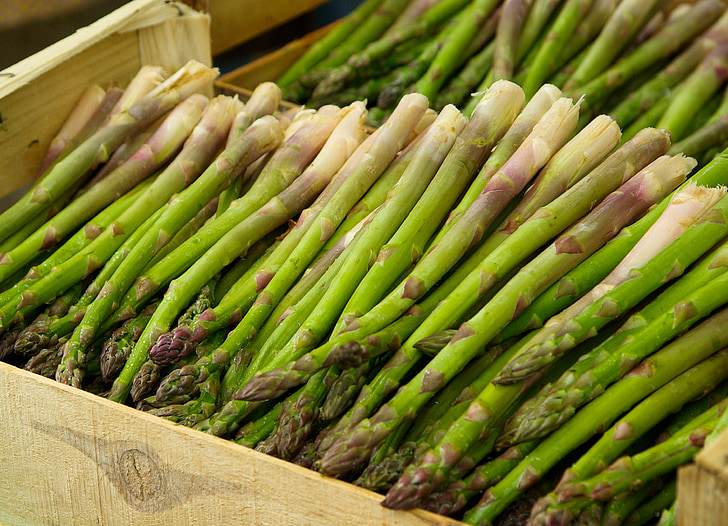 sayur, asparagus, pasar, Makanan, kesegaran, organik, makan sehat