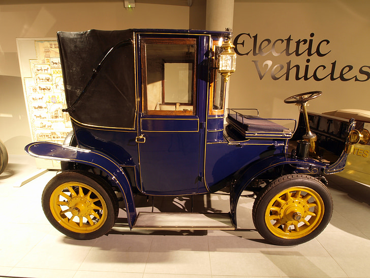 hedag brougham electric, 1905, auton, auto, ajoneuvon, moottoriajoneuvojen, kone