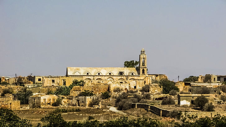 Xipre, Achna, poble fantasma, ocupat, refugiats, ruïnes, abandonat