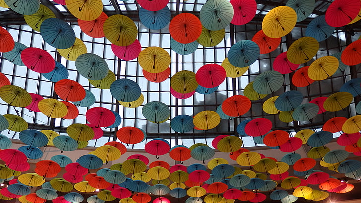 umbrella, decor, color, design, backgrounds, pattern, decoration