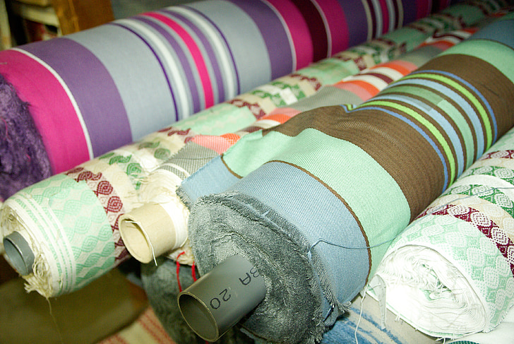 fabrics, canvas, rolls, textile, tailor, clothing, fashion