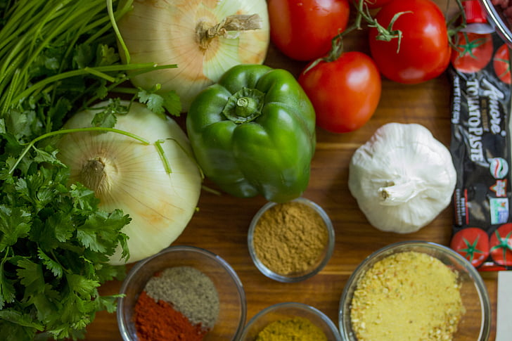 mezőgazdaság, paprika, Chili, színes, színes, főzés, finom