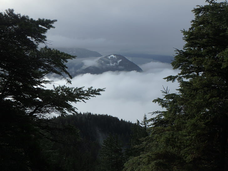 clouds, nature, scenery, forest landscape, outdoor, mountain