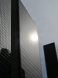 Dallas, mrakodrap, Skleněná fasáda, kancelářské budovy, Výšková, Centrum města, Texas