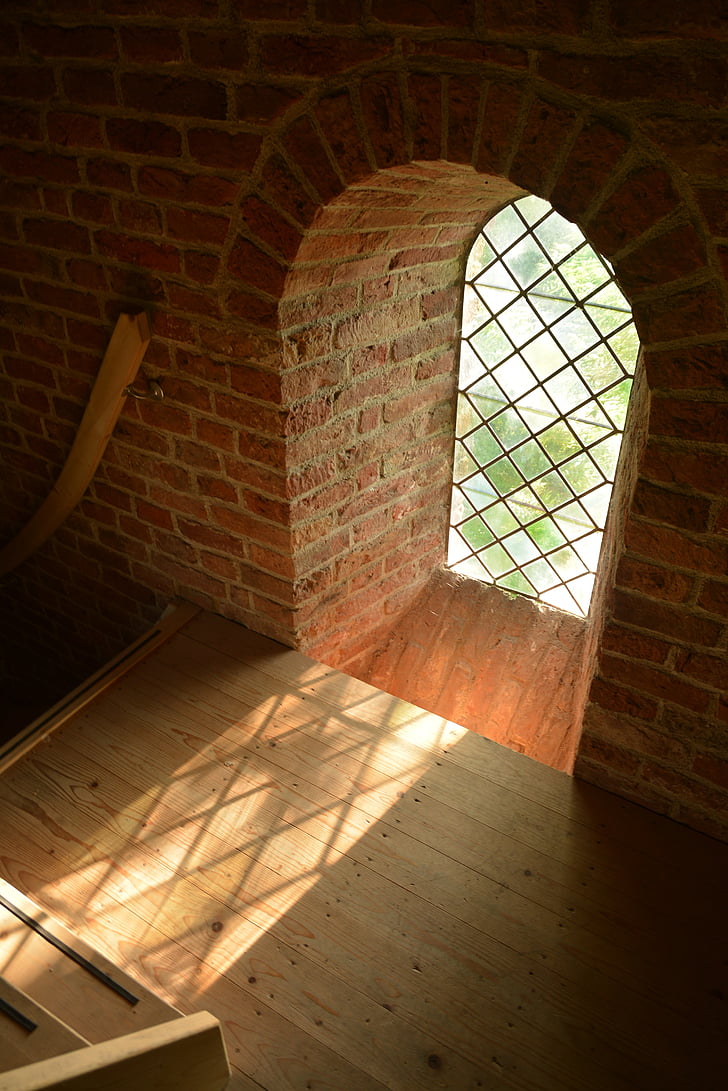 termunterzijl, church, window, glass, light, shadow