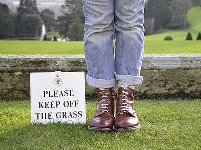 rule breaker, boots, grass, footwear, outdoor, girl, person
