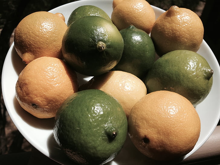 citron, Lime, Citrus, frukt, Detox, vitaminer, hälsa