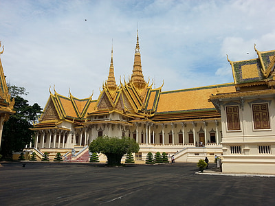 Camboja, Phnom penh, palácio real