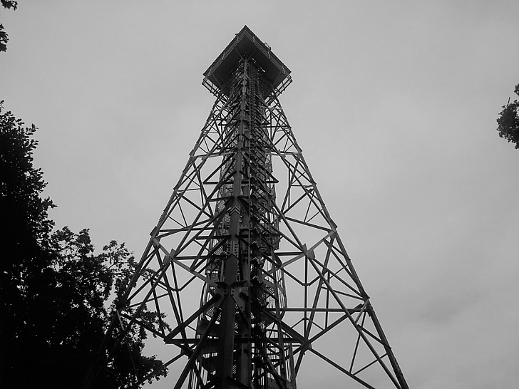 lookout, black-white, transmitter