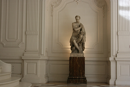 Julius caesar, romersk kejsare, skulptur