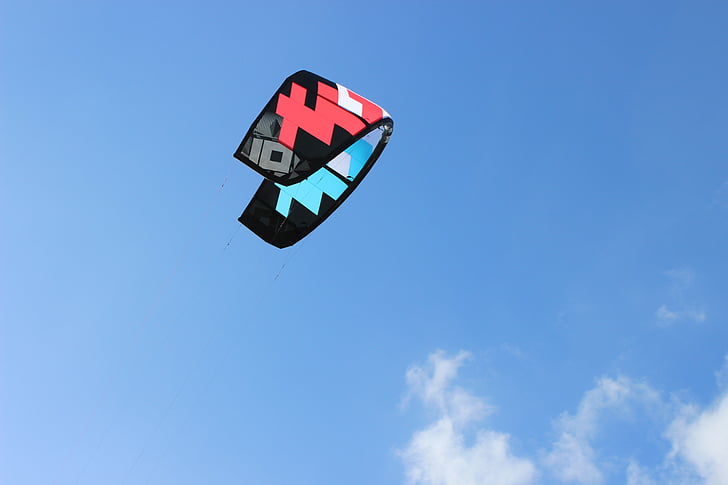 sailing, sky, kite surfing