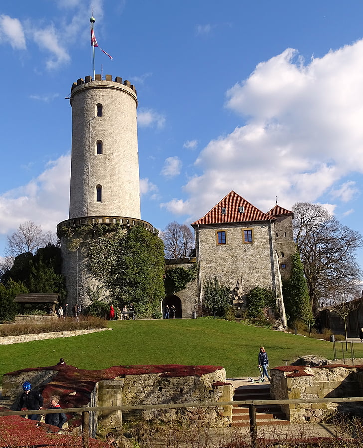 sparrenburg, Nemčija, Bielefeld, zgodovinsko, srednjem veku, stolpi, zanimivi kraji