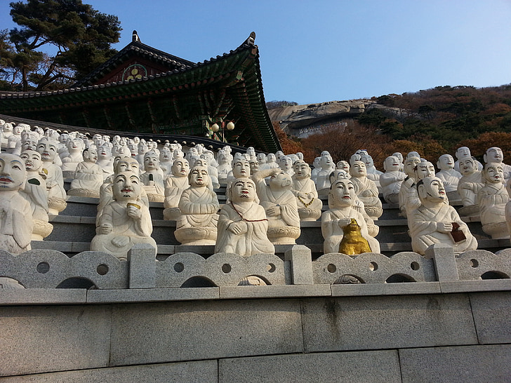 Ganghwado, seokmodo, temple de Buseoksa, cinq nahansang